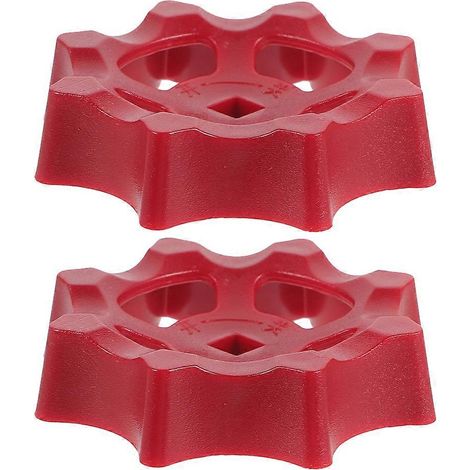 Lot de 2 poignées de robinet de jardin à volant de rechange pour robinet d'arrosage – Conception ergonomique, fonctionnement efficace et sûr, compatibles avec (1/5)