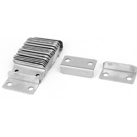 Kabinett Schubladensperre Schließplatten Gelenkverschluss Silverfarbe 29mm Länge 24st (db0738d375fa5 (1/2)