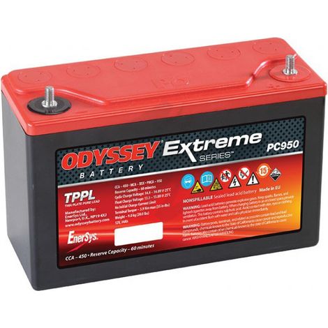 Batterie ODYSSEY PC950 – Plomb pur - 12V – 24Ah