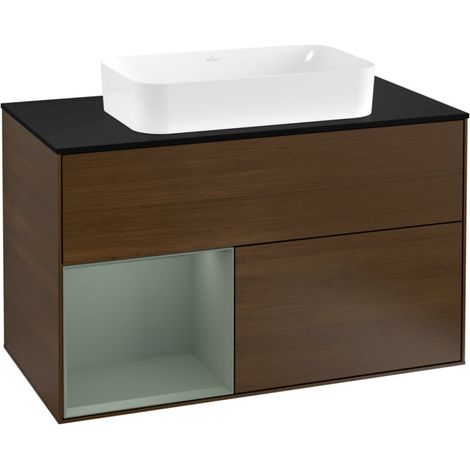 Villeroy & Boch F242GMGN Meuble sous-lavabo Finion F24 (1/2)
