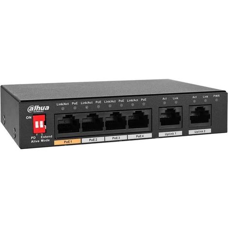 PFS3005-4ET-60-V2 - Switch L2 unmanaged 5 porte (4 PoE 60 W)