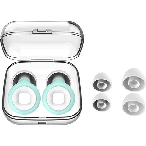 Bouchons d'oreilles à réduction de bruit monocouche en silicone souple (1/4)