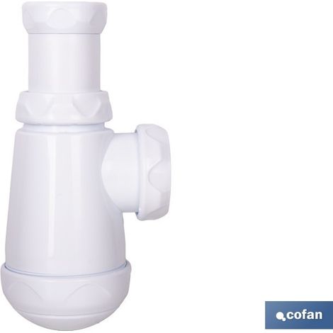 Siphon de bouteille avec sortie Ø32-40 mm et raccord 1 1/4 (1/4)