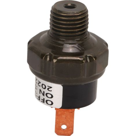 Vanne commutateur de régulation de pression compresseur air acier inoxydable rechange universelle pour klaxons train 90-120 PSI (1/5)