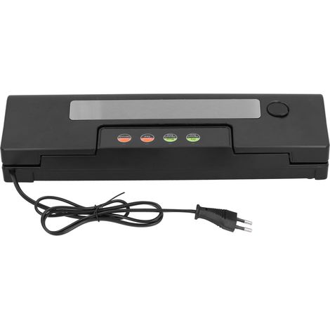 Machine sous vide alimentaire automatique pour maison, scelleuse à vide EU prise AC100V-240V, noire (1/5)