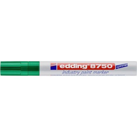 Edding 8750 Marcatore per Pittura Verde Punta Rotonda 2-4 mm