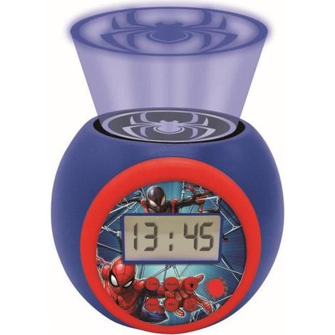 SPIDER-MAN Sveglia proiettore funzione timer LEXIBOOK (1/5)