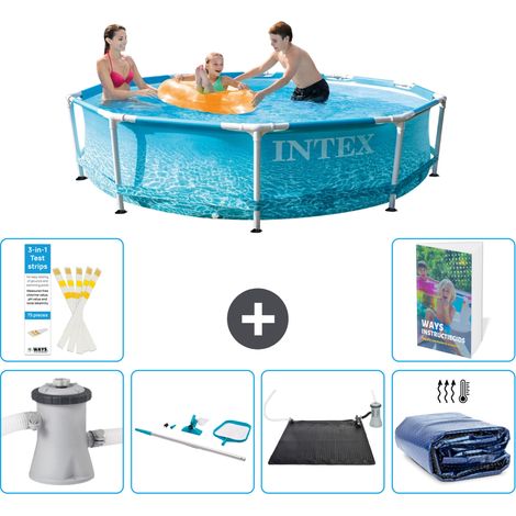 Frame Pool Rund - 305x76 cm - 7-teilig S235