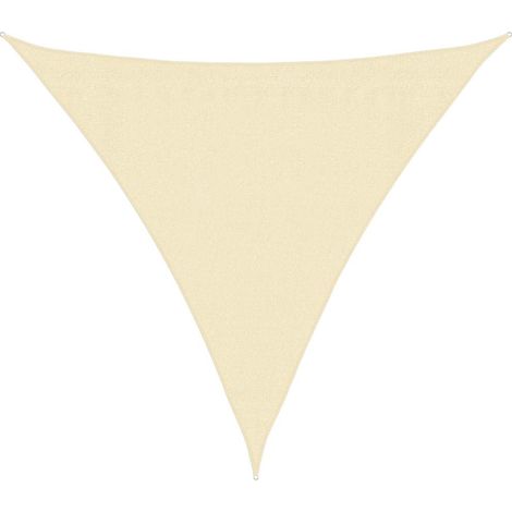 Maison Exclusive - Vela Parasole 160 g/m² Crema 3x3x3 m in HDPE (1/5)