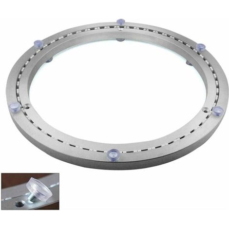 Lablanc – Plateau tournant en métal ø40 cm – Capacité de charge 300 kg – Rotation 360° silencieuse – Pour charges lourdes en cuisine (1/5)