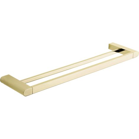 Mexen Adox doppio appendiabiti per asciugamani, dorato - 7018225-50 (1/2)