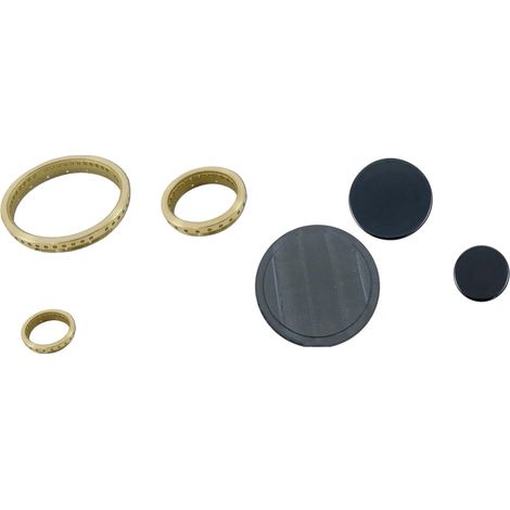 NARDI SAMET SPARTIFIAMMA PIATTINO SMALTATO + ANELLO CUCINA GAS 3 FORNELLI S 4717