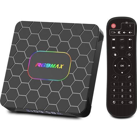 Android 14.0 TV Box, Box TV 4 Go RAM 32 Go ROM RK3528 Quad-Core Cortex-A53 8K Decoder, support 2.4G/5.0GHz Dual Wi-Fi 6 BT 5.0, USB 3.0/2.0, HDMI 2.0 Smart TV Box (1/5)