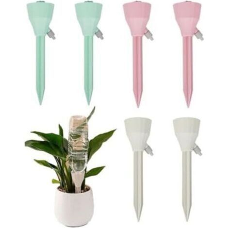 18x5cm 6 Pièces Irrigation Goutte à Goutte Kit, Cône d'Arrosage Automatique Interieur avec Vannes Irrigation Systeme Arrosage Goutte a Goutte Arrosages Automatiques pour Intérieur Extérieur Pl (1/4)