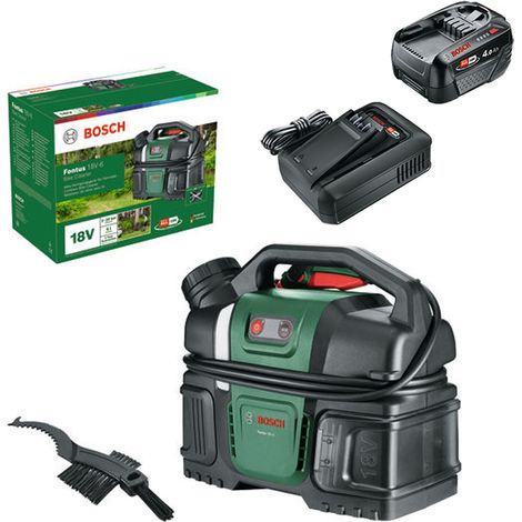 Bosch 06008B6200 Cordless 18v Pressure Cleaners Fontus Bike Cleaner 4AH Battery (1/5)