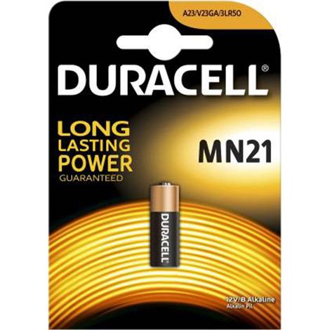 Duracell S5738 MN21 A23 LRV08 Battery (Pack 2) DURMN21