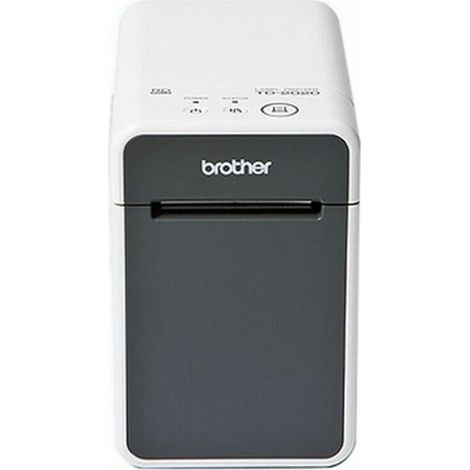 Stampante etichettatrice Brother TD-2020A con calcolatrice integrata, modello bianco
