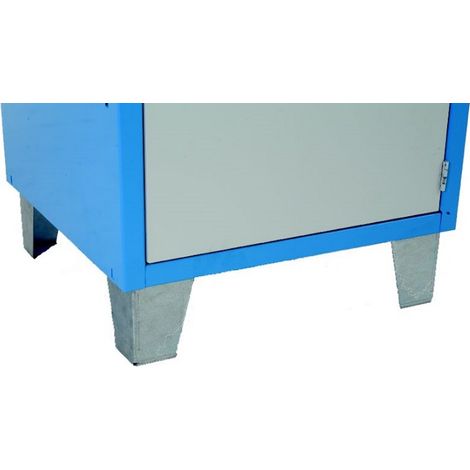 PROVOST - Pieds galvanisés pour armoire à outillage - Jeu de 4