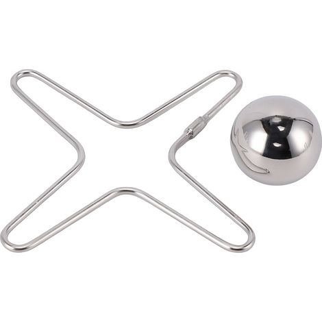 Boule de refroidissement Acier inoxydable Support 4 pieds Réutilisable pour café thé jus Boisson fraîche rapide Design élégant (1/5)