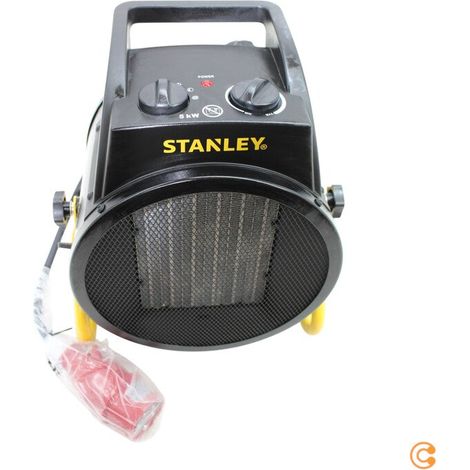 [GEBRAUCHT] B-Ware STANLEY Heizgerät Heizlüfter Heizlösung Werkstatt Garage Schwarz Gelb 30 m² (1/2)