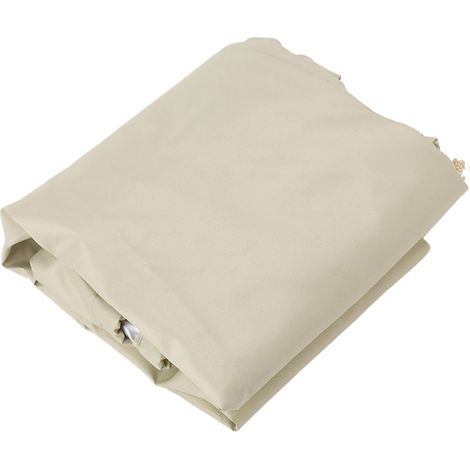 Couvercle de ventilateur industriel Protection UV étanche à la poussière couvercle de ventilateur électrique pliable pour chambre à coucher intérieure extérieure Beige (1/5)
