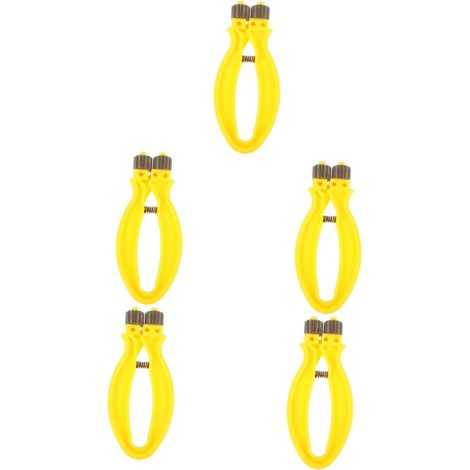 5 Pièces Tendeur de cadre Nest inoxydable treillis soupape cliquet patte Outil apiculture Cadre ruche tendeur cable xoutil rétracteurs d'apiculture outil d'apiculture Métal Yellow (1/5)