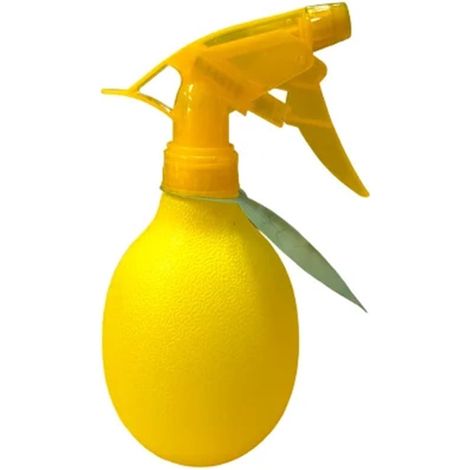 Trade Shop - Spruzzatore Spruzzino D'acqua In Plastica Spray A Forma Di Limone Da 19 Cm Giallo -