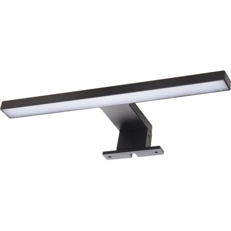 Trade Shop - Applique LED-Lampe von 5 Watt 400lm LED Natürliches Licht 4000K IP44 300mm schwarz 300pb-nn -