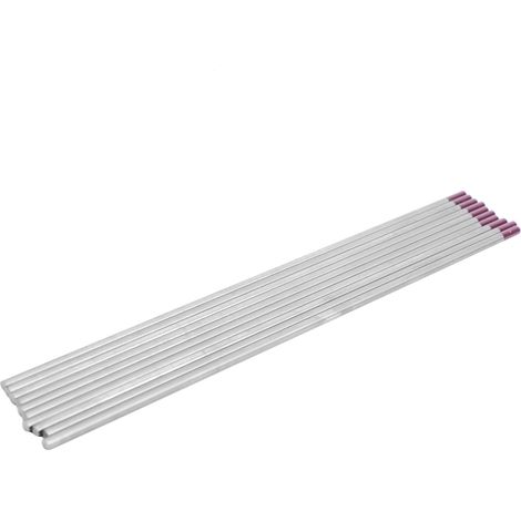 10er-Packung WES TIG Wolfram-Elektroden, violette Spitze, Schweißstäbe, Verbrauchsmaterialien, 0,12 x 6,9 Zoll