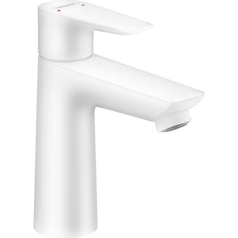 Hansgrohe Talis E - Waschtischarmatur mit Ablaufgarnitur, weißmatt 71710700 (1/5)