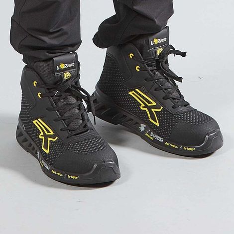 Scarpe Antinfortunistica Alte S3 Src Redleve Joe Colore Nero Misura 46 U (1/5)