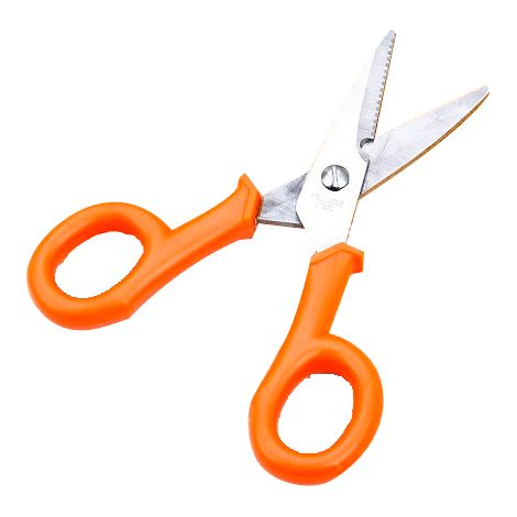 Tijera de electricista 14 cm inox  Naranja (1/4)