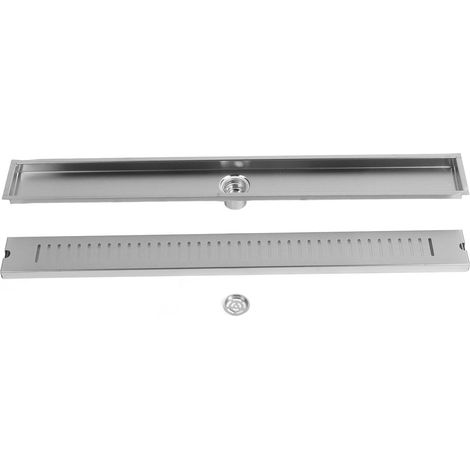 Drain linéaire en acier inoxydable 304, grande capacité de décharge, empêche le colmatage du sol de la douche pour salle de bains (1/5)