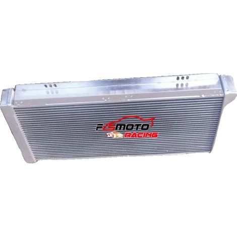 Radiador de aluminio, dimensiones del núcleo 600 mm x 270 mm x 56 mm, tamaño de salida izquierda 33 mm, tamaño de salida derecha 33 mm, compatible con Lotus Elise y Exige, diseño robusto. (1/5)