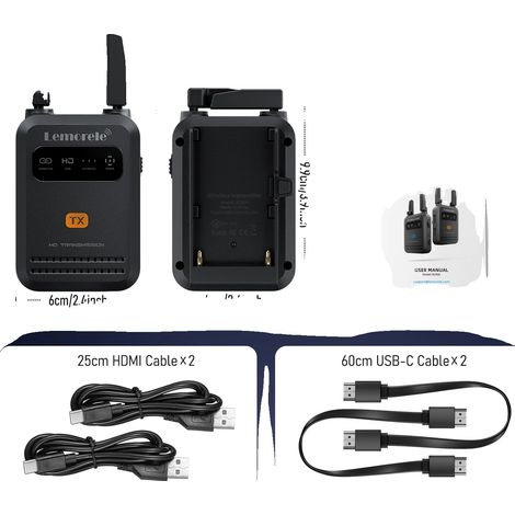 Drahtloser HDMI-Transmitter, 1080P Auflösung, 200m Reichweite, TX und RX (1/2)