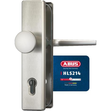 Ferrure de protection de porte HLS214 F9, Acier Inoxydable, 31698 (1/5)
