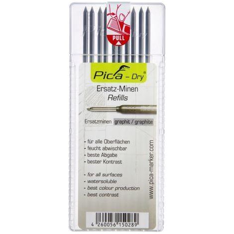 PICA pica-4030-estuche con 10 minas dry (grafito) , pica-4030-estuche con 10 minas dry (grafito)