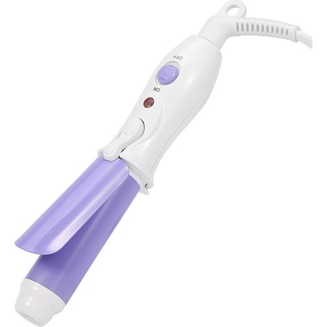 Mini Bigoudis Céramique Vagues Profondes Boucles Frisottis Portatif Violet Fiche UE (1/5)