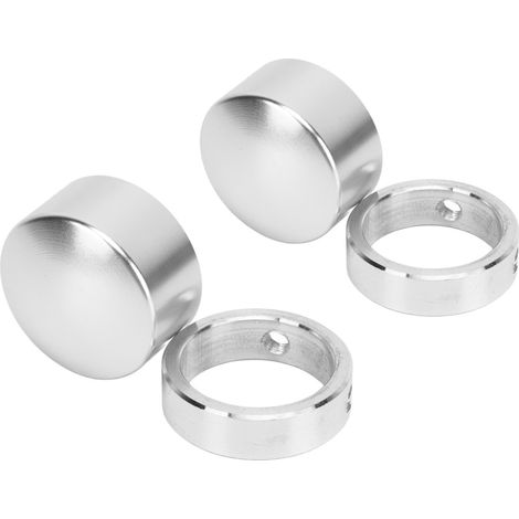 Griffendkappen für Fitnessgeräte, Endkappen aus Aluminiumlegierung, 1-Zoll-Endkappen für Fitnessgeräte (1/4)