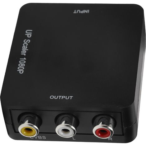 Convertisseur d'interface multimédia HD vers AV, adaptateur audio et vidéo HD avec câble d'alimentation mini USB (1/5)