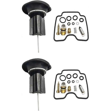 Kit de carburateurs pour Yamaha XVS1100 Drag Star 1999-2007 : joint de pointeau, vis de richesse, piston et membrane.
