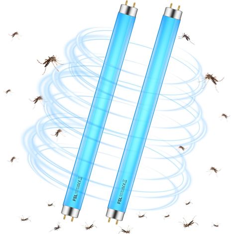 BL T8 F15W Tube de remplacement pour tue-mouches, 18 pouces (45 cm), Lampe UV 365nm Compatible avec tue-insectes électronique, piège à mouches et lampe anti-insectes (1/5)