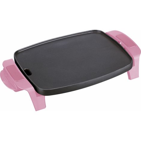 Plancha Jata JEGR5522, antiadherente, resistente a los arañazos, 1000 W, dimensiones: 28 x 22 cm, fácil de limpiar, bandeja reco (1/3)