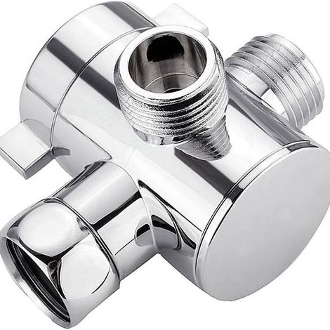 Vanne de dérivation de douche de route G1/2 pouce, séparateur d'eau multifonction pour douche (1/5)