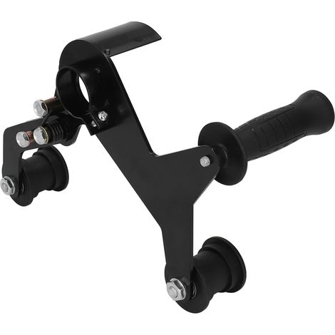 Adaptateur ponceuse à bande en acier inoxydable robuste, pour meuleuse d'angle, bande abrasive pour tube 14 mm/0,55 pouce, stable et fiable (1/5)