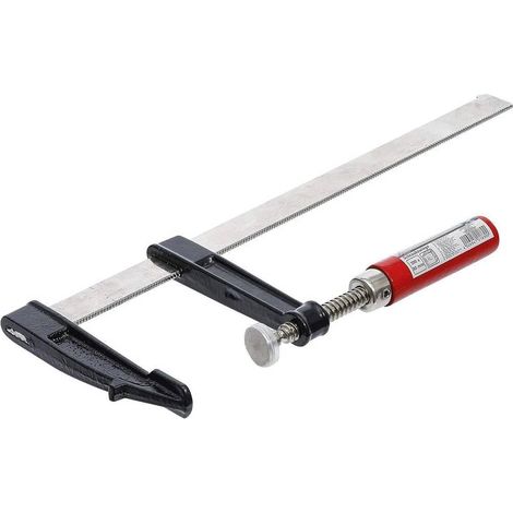 1 - Serre-joint - Acier - Fixation Stable Pour Menuiserie Et Bricolage - Métallique - 30x8cm