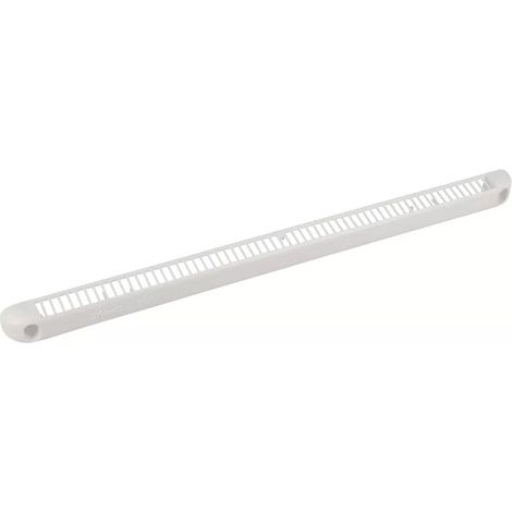 Nicoll – Kit entrée d'air réglable 30m³ – PVC anti-UV – Pour caissons de volets roulants – 2 vis et cache vis inclus – 1KVR130