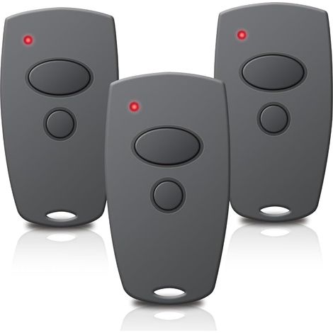 Télécommande 868,3 MHz pour porte de garage, télécommande 2 canaux pour porte de garage D302 D384 D304 D313 D321 D323 D131, 3 pièces (1/5)