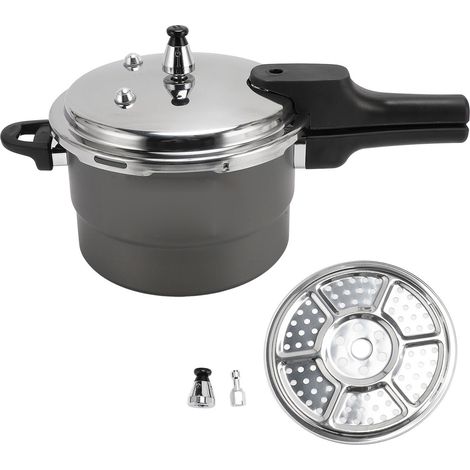 Autocuiseur grande capacité en alliage d'aluminium et acier inoxydable, ustensiles de cuisine à Induction universels pour gaz domestique 26cm (1/5)
