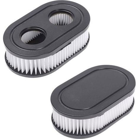 Filtre à air ovale noir pour tondeuse MTD BS-798452 Briggs & Stratton- Lot de 2 (1/5)